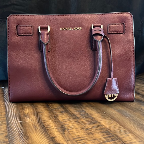 Michael Kors Handbags - Michael Kors Burgundy Hand bag